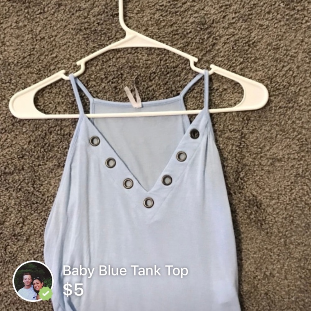 Blue Tank Top